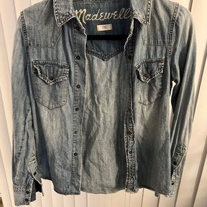 Madewell Denim Snap-Up Shirt